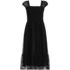 Women's Flocked Chiffon Midi Dress, Front