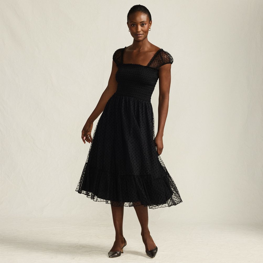 long sleeve silk dress midi Camellia Silk Midi Dress in Abstract Tulip Ivory