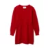 Girls Chenille Cinched Waist Sweater Dress, alternative image