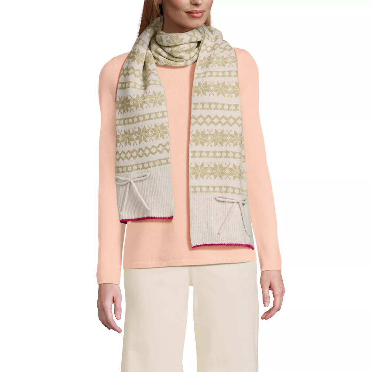 Women's CashTouch Fair Isle Scarf