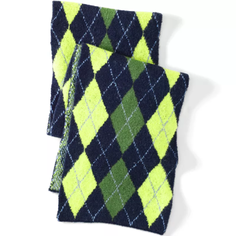 Women's CashTouch Pattern Knit Scarf, Front