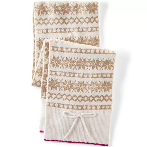 Women's CashTouch Pattern Knit Scarf - primary