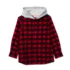 Kids Long Sleeve Hooded Flannel, alternative image