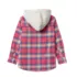 Kids Long Sleeve Hooded Flannel, alternative image