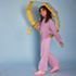 Girls Corduroy Wide Leg Knit Pants, alternative image