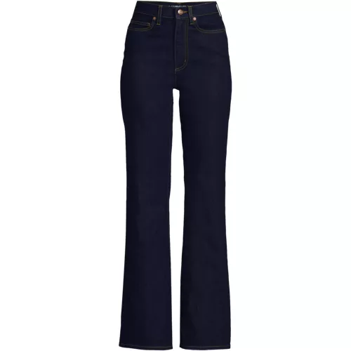Women's Soft Denim High Rise Classic Flare Jeans, Front