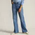 Women's Soft Denim High Rise Classic Flare Jeans, Front