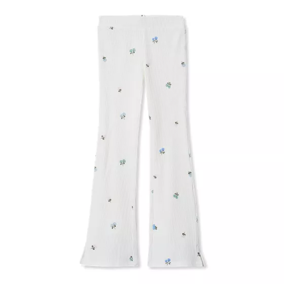 Girls Ribbed Flare Leggings - primary