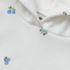 Girls Embroidered Hoodie Sweatshirt, alternative image