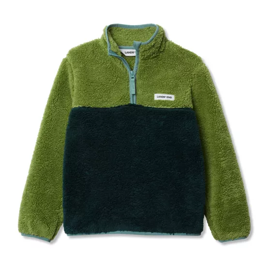 Kids Heritage Fleece Quarter Zip Pullover Top - primary