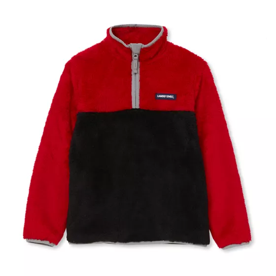 Kids Heritage Fleece Quarter Zip Pullover Top - primary