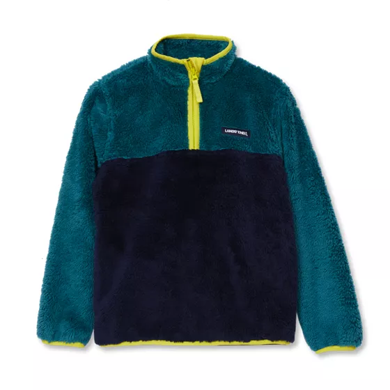 Kids Heritage Fleece Quarter Zip Pullover Top - primary