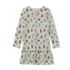 Girls Long Sleeve Jersey Nightgown, alternative image