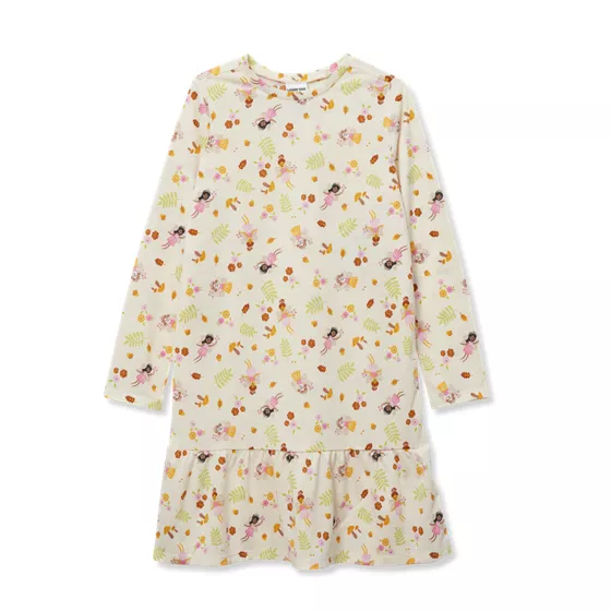 Girls Long Sleeve Jersey Nightgown - primary