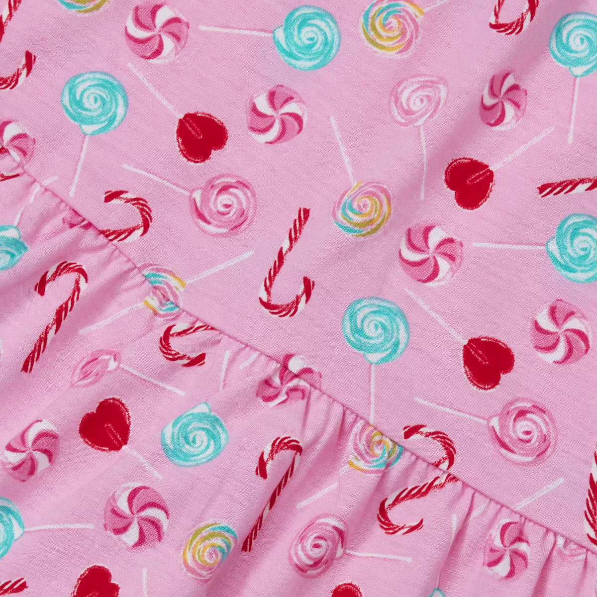 Girls Long Sleeve Jersey Nightgown