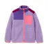 Kids Sherpa Contrast Full Zip Up Jacket, alternative image