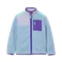 Kids Sherpa Contrast Full Zip Up Jacket, alternative image