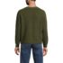 Men's Long Sleeve Fuzzy Argyle Cardigan Sweater, Back