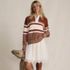 Women's Smocked Waist Mini Skirt, alternative image
