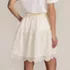 Women's Smocked Waist Above the Knee Skirt, Back