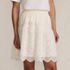 Women's Smocked Waist Mini Skirt, Front