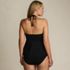 Women's Plus Size Flutter High Neck Halter Tankini Top, Back