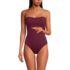 Women's Bandeau Cut Out One Piece, alternative image