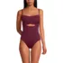 Women's Bandeau Cut Out One Piece, Front