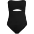 Women's Bandeau Cut Out One Piece, alternative image