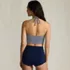 Women's High Neck Halter Bikini Top, Back