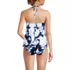 Women's Flutter High Neck Halter Tankini Top, Back
