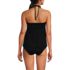 Women's Flutter High Neck Halter Tankini Top, Back
