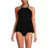 Women's Flutter High Neck Halter Tankini Top , Front