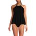Women's Flutter High Neck Halter Tankini Top, Front