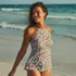 Women's Flutter High Neck Halter Tankini Top , alternative image