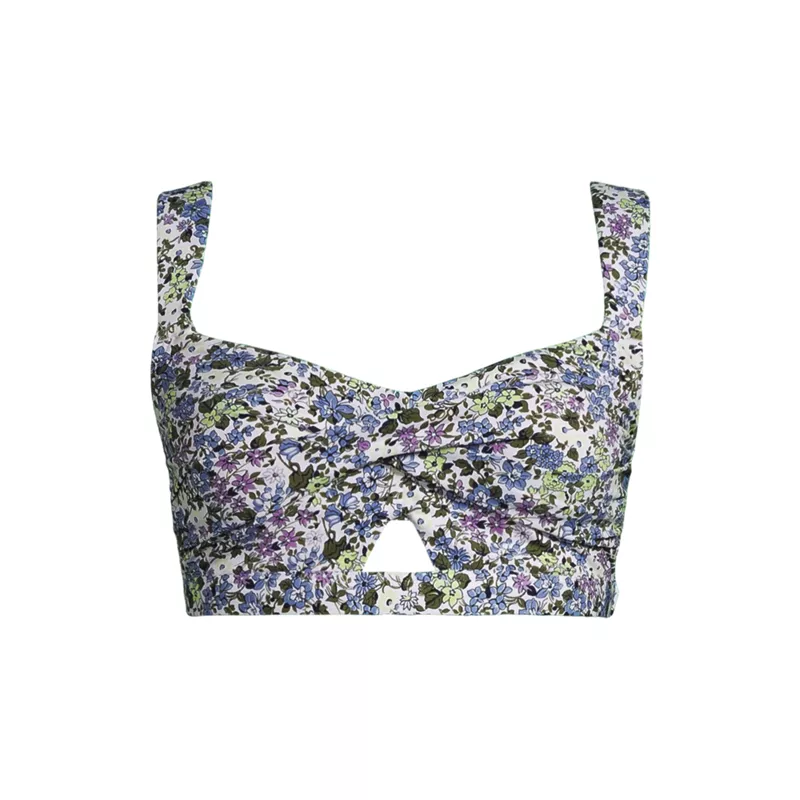 Women's Twist Front Bikini Top, Front
