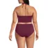 Women's Plus Size High Neck Halter Tankini Top, Back
