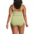 Women's Plus Size Twist Front Bikini Top, Back