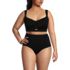 Women's Plus Size Twist Front Bikini Top, Front