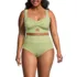 Women's Plus Size Twist Front Bikini Top, Front