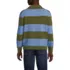 Men's Long Sleeve Fuzzy Sweater Polo, Back