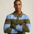 Men's Long Sleeve Fuzzy Sweater Polo, alternative image