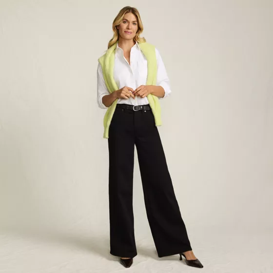 Women's Recover Denim High Rise Extra Wide Leg Jeans - primary