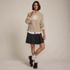 Women's Cozy Lofty Placed Jacquard Turtleneck with Cables Sweater, alternative image