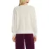 Womens Drifter Drop Shoulder Placed Jacquard Crew Neck Sweater, Back