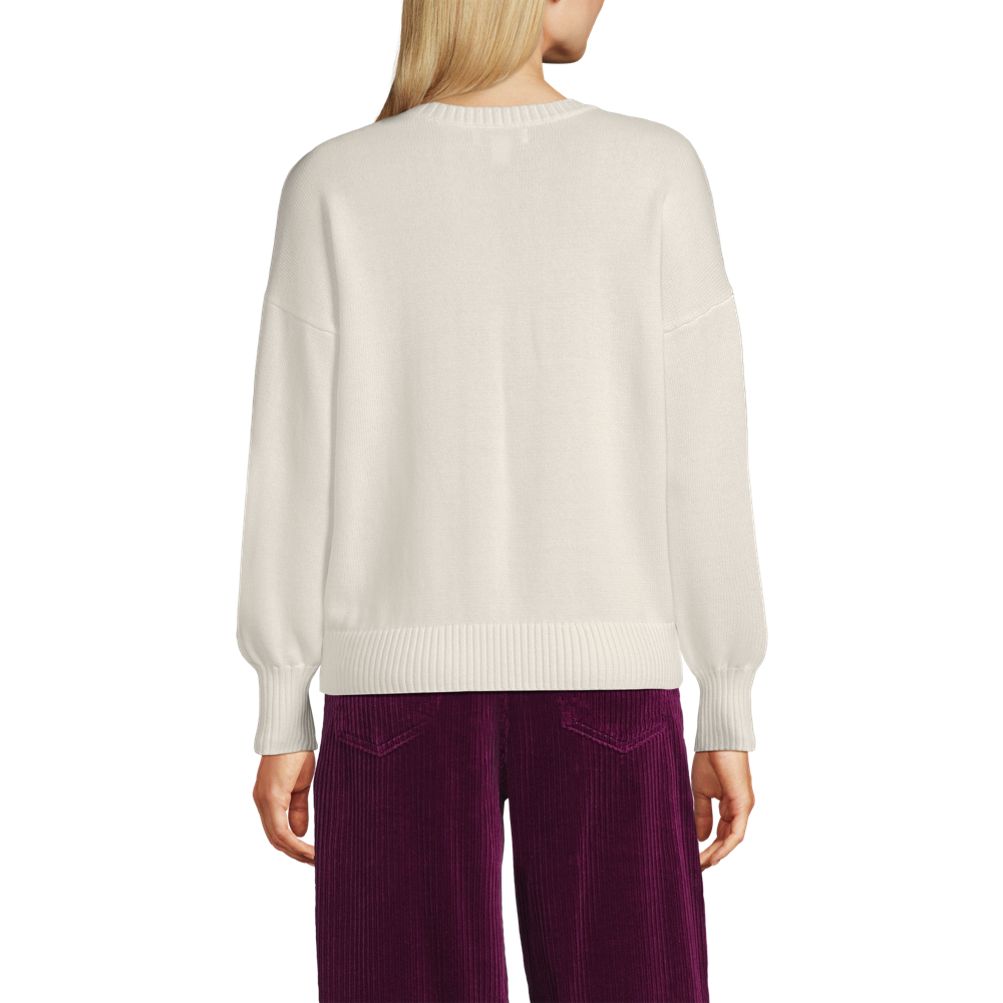 Part Two Livanapw Female Relaxed Fit Drop Shoulder Pullover, French Oak, L Donna