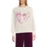 Womens Drifter Drop Shoulder Placed Jacquard Crew Neck Sweater, Front