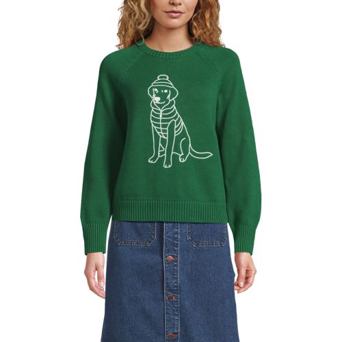 Women's Drifter Embroidered Raglan Crew Neck Sweater - image 5