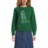Women's Drifter Embroidered Raglan Crew Neck Sweater, Front