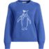Women's Drifter Embroidered Raglan Crew Neck Sweater, Front
